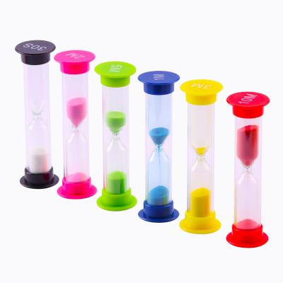 China OEM ODM Plastic Hourglass 1 2 3 10 Minutes Sand Timer Free Sample for sale