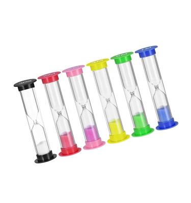 China 1 3 5 Minutes Plastic Hourglass Timers Color Customized For Brushing for sale