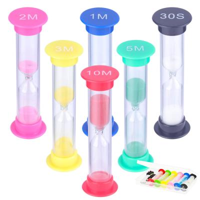 China Customized Plastic Hourglass Sand Clock 10 Minute Hourglass Sand Timer for sale