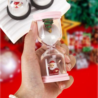中国 Plastic Hourglass Christmas Pink For Brushing 販売のため