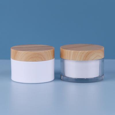 China Body Scrub Cosmetic Cream Containers Plastic ODM Customize Diameter 61mm for sale