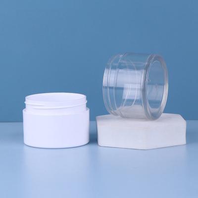 China Amber Cosmetic PET Jar Customized 30ml Plastic Face Cream Jar for sale