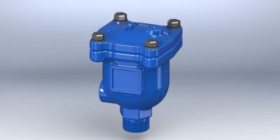 Chine Petite valve bleue d'évent de flotteur d'acier inoxydable, soupapes de commande de revêtement époxydes de circulation d'air à vendre