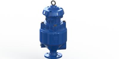 China Single Chamber Sewage Air Release Valve Flange Type Founded Large Air Release for sale