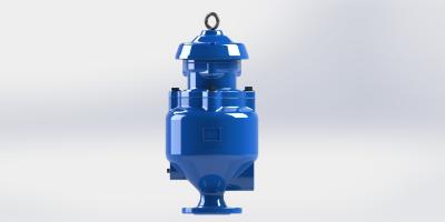 China Anti Shock Spill Free Sewage Air Release Valve Prevent Water Hammer Available for sale