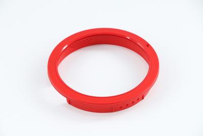 China Pressure Cooker Flat Rubber O Rings , Red High Temp O Rings For Butterfly Valve for sale