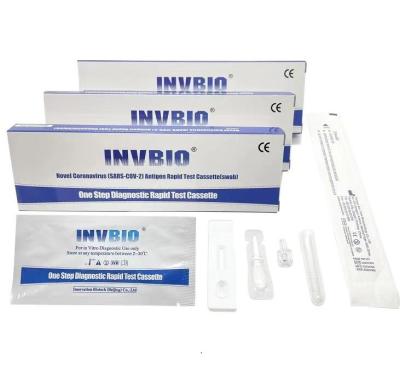 China Step By Step Covid-19 Antigen Home Test Kit , Antigen Self Test Kit for sale