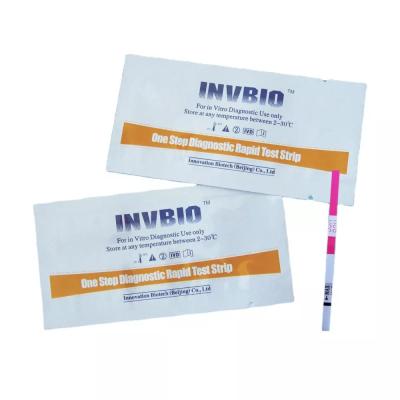 China Urine / Serum Hcg Early Pregnancy Test Strip At Home Oem Packing for sale