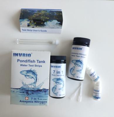 China FSC Invbio Aquarium Water Test Strips Ammonia Nitrates Fish Tank Lead Test for sale