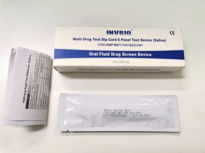 China Privados altamente exatos identificam o dispositivo fluido oral do teste de droga da saliva do painel da saúde 6 à venda