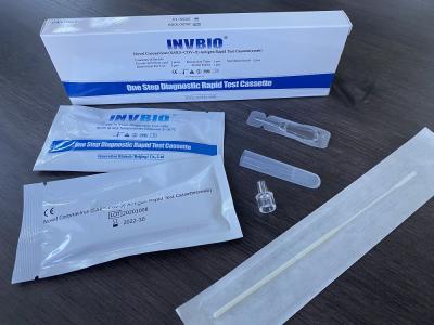 China Prueba rápida de Covid del viaje internacional de los casetes de la prueba del antígeno de los Sars Cov 2 en venta