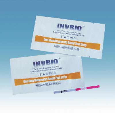 China 20mlU/Ml 10mIU/Ml Hcg Self Pregnancy Test Fertility Test Kits Strip High Sensitivity for sale