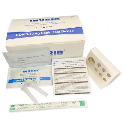China Home Antigen Nasal Swab Test Kit 95.6% Sensitivity Home Covid 19 Rapid Test Kit Nasopharyngeal Swab Kit CE for sale