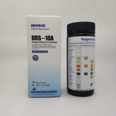 China Laboratory Reagent Urine Test Strips 10 Parameters 99% Accuracy for sale