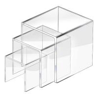 Quality Product Clear Acrylic Riser Display Shelf Transparent Support Model Display Rack for sale