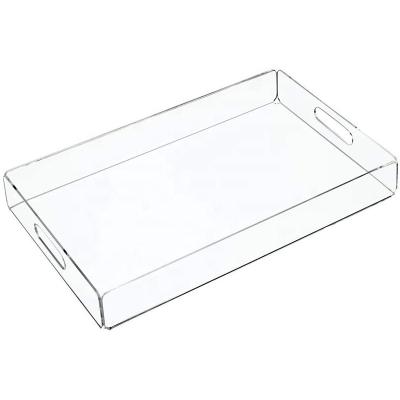 China 11 X 17 18x28 14x10x2 Acrylic Breakfast Tray Compartment Desk Custom for sale