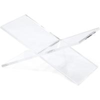 Quality Acrylic Book Holder Clear X-Shape Display Stand Acrylic Book Easel 5mm-10mm for sale