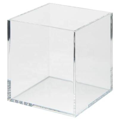 China Small Square Acrylic Box Containers Display Clear  3-100MM Thickness for sale