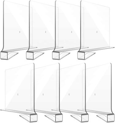 Chine Armoire d'armoire en acrylique Armoire d'armoire en acrylique Étagère diviseurs Armoire à livres Baffle Utilisation à domicile 8.07x11.8 