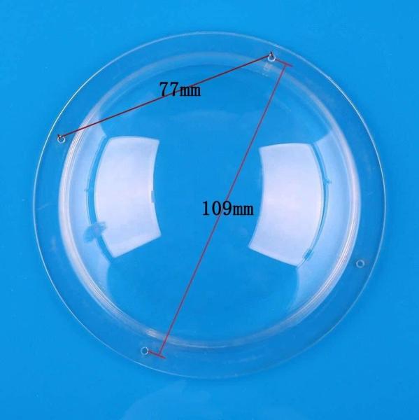 Quality 4-hole acrylic dome transparent plastic hemispherical indoor / Outdoor for sale