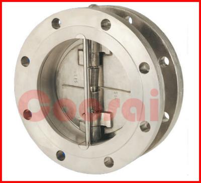 China Flange Connecting Double Disc Type Class300 NRV Check Valve for sale