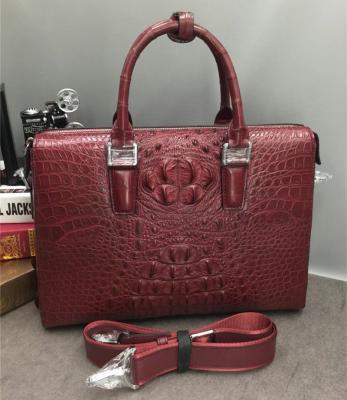 Exotic Genuine Crocodile Skin Businessmen Briefcase Authentic Alligator Leather Male Working Handbag Large Shoulder Bag