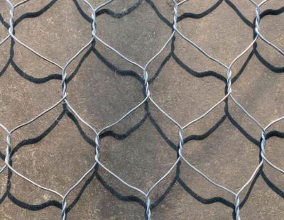 China 8 X 10cm Galfan 2x1x1m Gabion Basket High Zinc Coated Wire Mesh For Gabion Wall for sale
