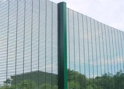 China 12.7x76.2mm Anti Climb Welded Wire Mesh Panels 358 Welded Mesh Security Fencing for sale