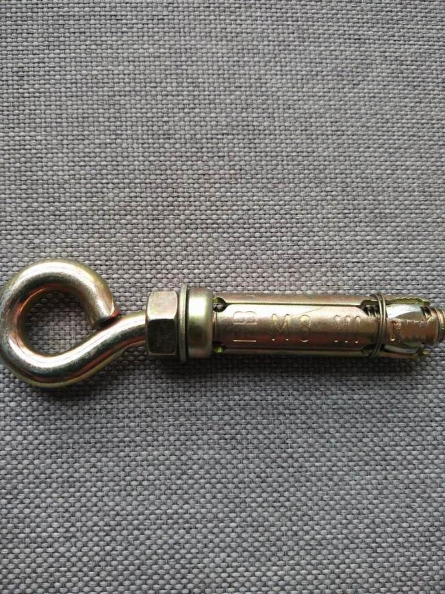 Side profile of carbon steel framing anchor bolt with precise manufacturing specifications