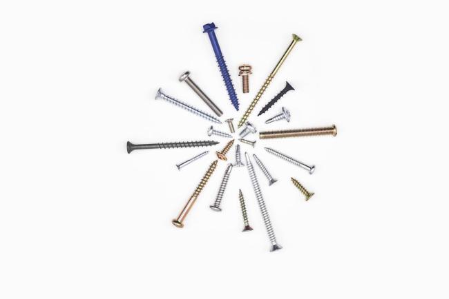 Carbon Steel Slotted Raised Head Wood Screw Zinc Plated - packaging