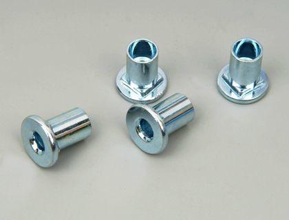 Copper plated carbon steel nut product display