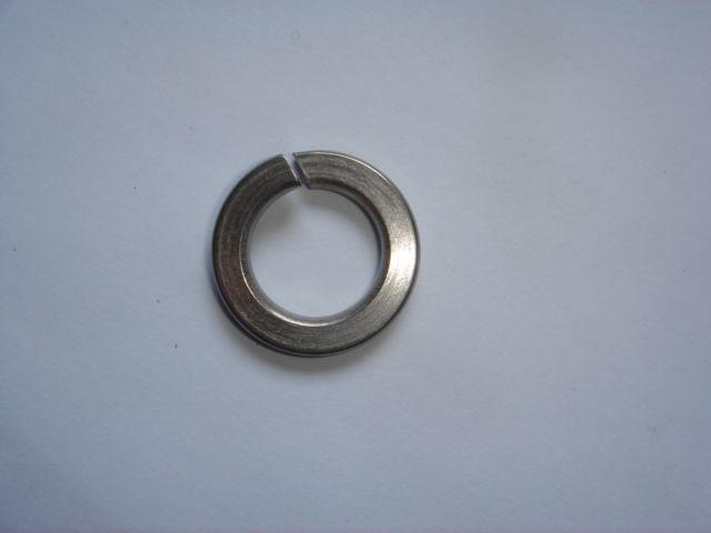 Carbon Stainless Steel Spring Lock Washer DIN127 Zinc Plated - Product close-up view