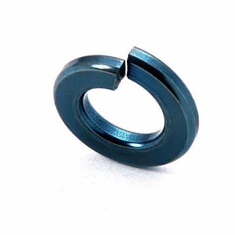 Carbon Stainless Steel Spring Lock Washer DIN127 Zinc Plated - Size comparison view