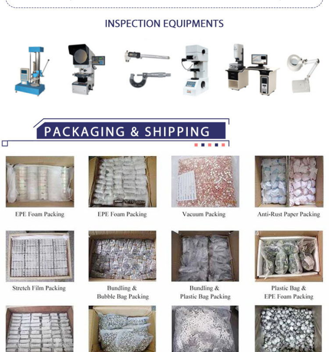 Quality control inspection of custom hardware components