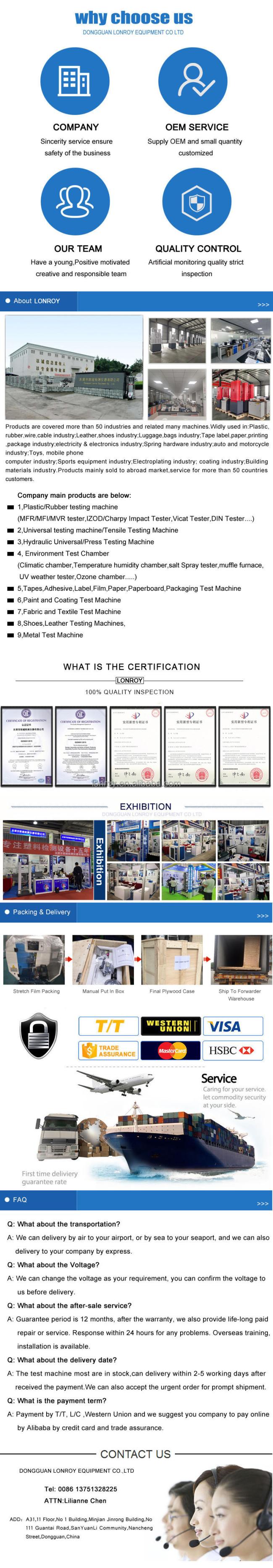 DRL-III Tester Company Information
