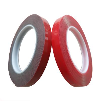 China 90°C Heat Resistant Acrylic Foam Tape Moisture Proof Clear / Red Color for sale