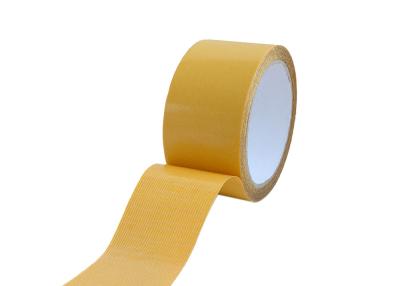 Chine Le double a dégrossi bande auto-adhésive de maille de fibre de verre avec le papier jaune de libération à vendre