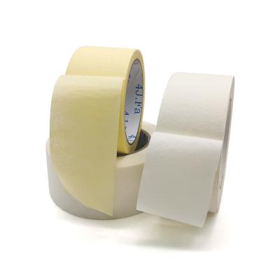 China Width 19mm Length 55m No Residue Anit-UV White Masking Tape For Painting House for sale