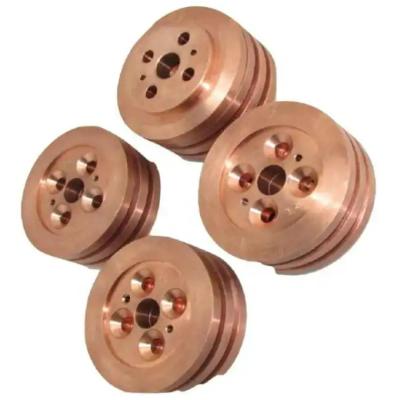 中国 Copper Alloy Resistance Round Electrode Wheel Disc For CuCrZr Seam Welder Spare Parts 販売のため