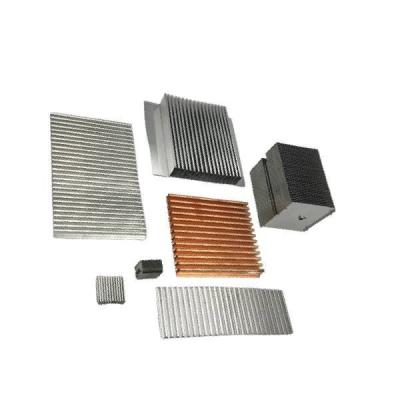 China CNC Machining Stamped Heat Sinks 3D STEP IGES Custom Stamped Radiator for sale