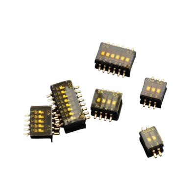 China 1.25mm Pitch Small Size Low Profile DIP Switches High Contact Reliability for sale