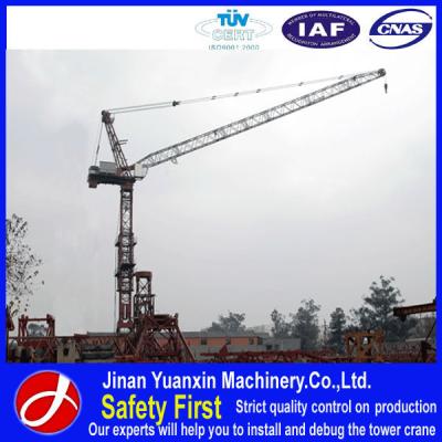 China China best price QTD125 luffing jib tower cranes for sale for sale