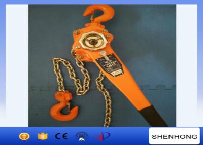 China 3 Ton Lever Chain Hoist 1.5M Lift , Construction Tightening Lever Chain Block for sale