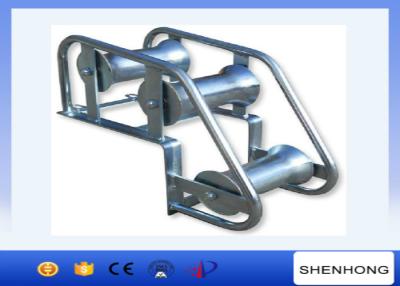 中国 頑丈な管状の鋼鉄ケーブル ガイドのローラーのくねりおよびマンホールの記入項目ケーブルのローラー 販売のため