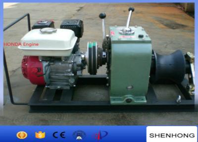 China 30KN Petrol Gas Engine Powered Winch Powered Pulling Winch With HONDA Engine for sale