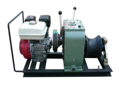 China China supplier 3 Ton  cable winch with Honda engine for  electric power construction for sale