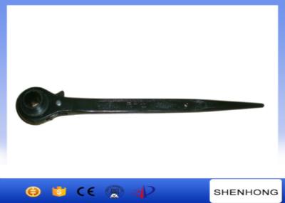 China 360mm Sharp Tail Ratchet Wrench / Tower Erection Tools For Tightening Hexagon Head Balts for sale