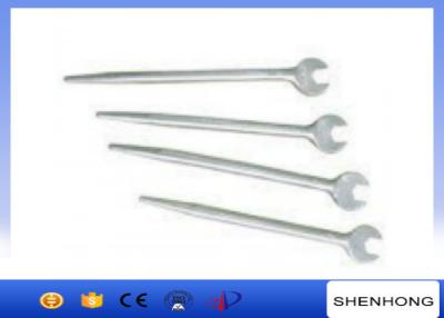 China 280 - 520mm Length Tower Erection Tools , Light Weight Sharp Tail Open - End Wrench for sale