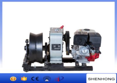 China 5 Ton Cable Capstan Winch Threading Machine With LIFAN Gasoline Engine for sale