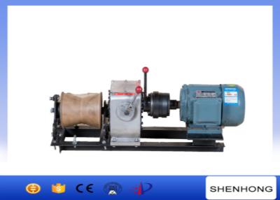 China Electric Engine Cable Powered Pulling Winch By Shafted Driven 10KN for sale